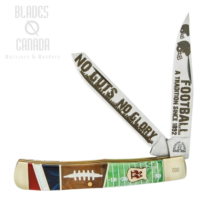 Kissing Crane Football Trapper, Stainless, KC5855